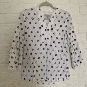 Hobbs London bell sleeve top